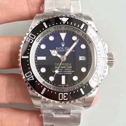 Rolex Deepsea 116660 D-BLUE AR Factory Stainless Steel 904L Blue Gradient Black Dial