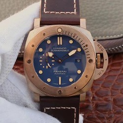 Panerai Luminor Submersible 1950 3 Days Automatic Bronzo PAM671 VS Factory V2 Blue Dial