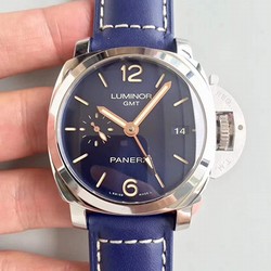 Panerai Luminor 1950 3 Days GMT Acciaio PAM688 VS Factory V2 Blue Dial