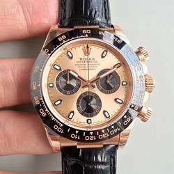 Rolex Daytona Cosmograph 116515LN Noob Factory Champagne Dial