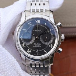 Omega De Ville Chronograph 42MM 431.10.42.51.01.001 OM Factory Black Dial