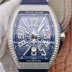 Franck Muller Vanguard V45.SC.DT.AC.BL Blue Dial