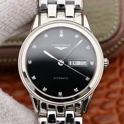 Longines Flagship Double Calendar L4.899.4.12.6 GK Factory Black Dial
