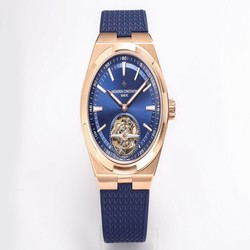 Vacheron Constantin Overseas Tourbillon 6000V/110R-B733 BBR Factory Blue Rubber Strap